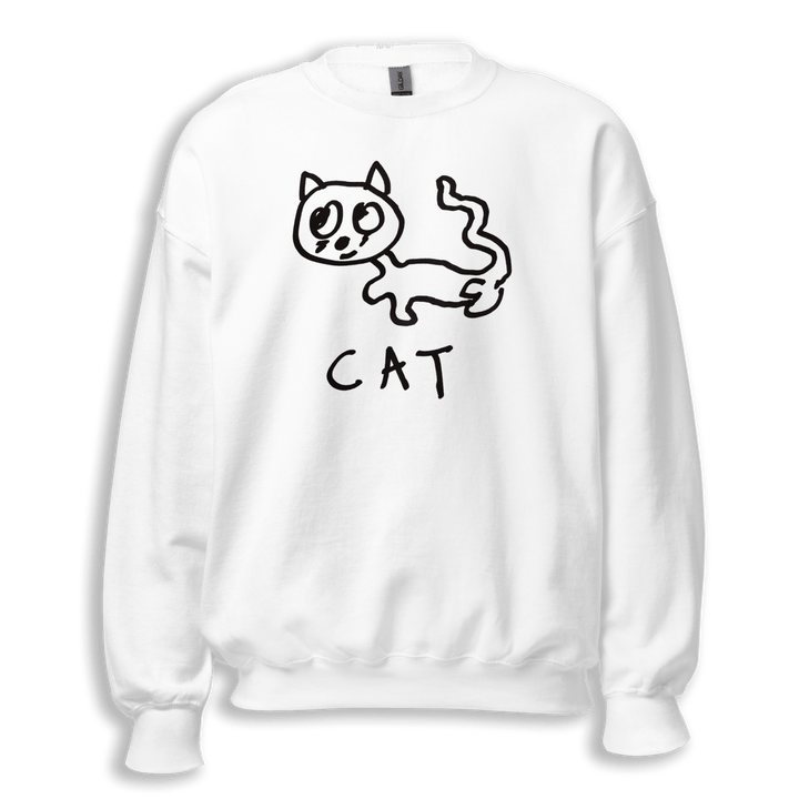 Cat - Crewneck Sweatshirt - LoFi Animal Shirts