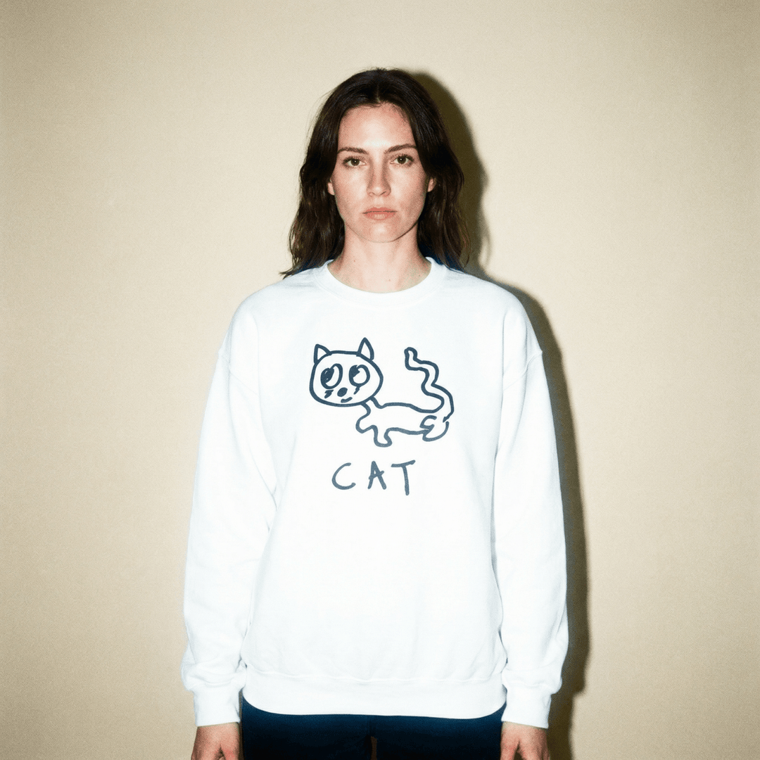 Cat - Crewneck Sweatshirt - LoFi Animal Shirts