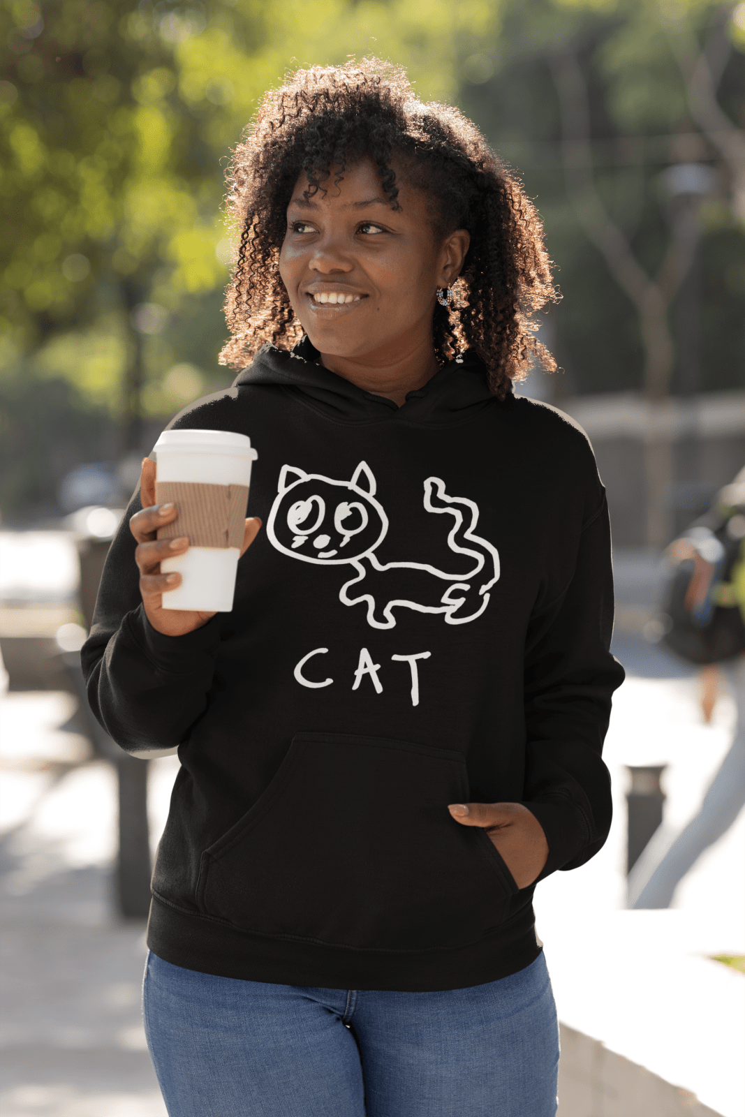 Cat - Hoodie - LoFi Animal Shirts