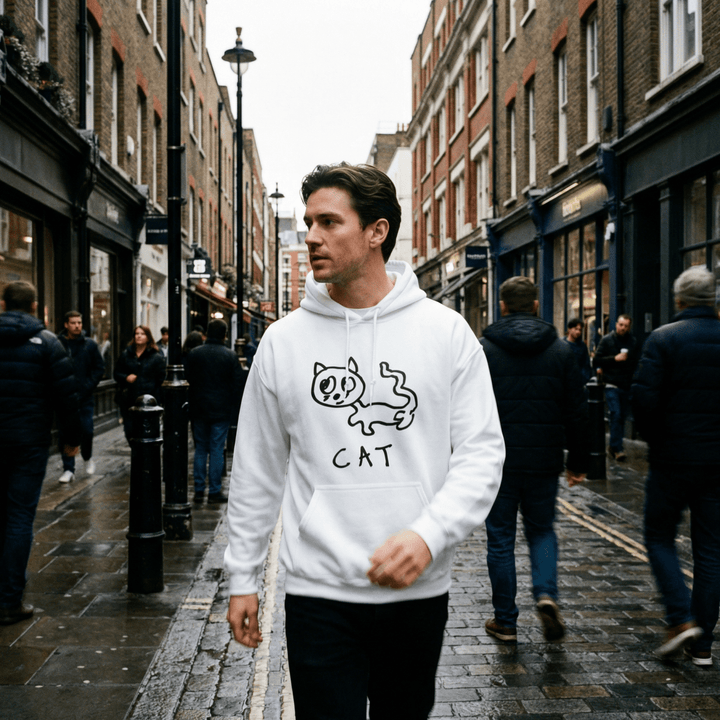 Cat - Hoodie - LoFi Animal Shirts