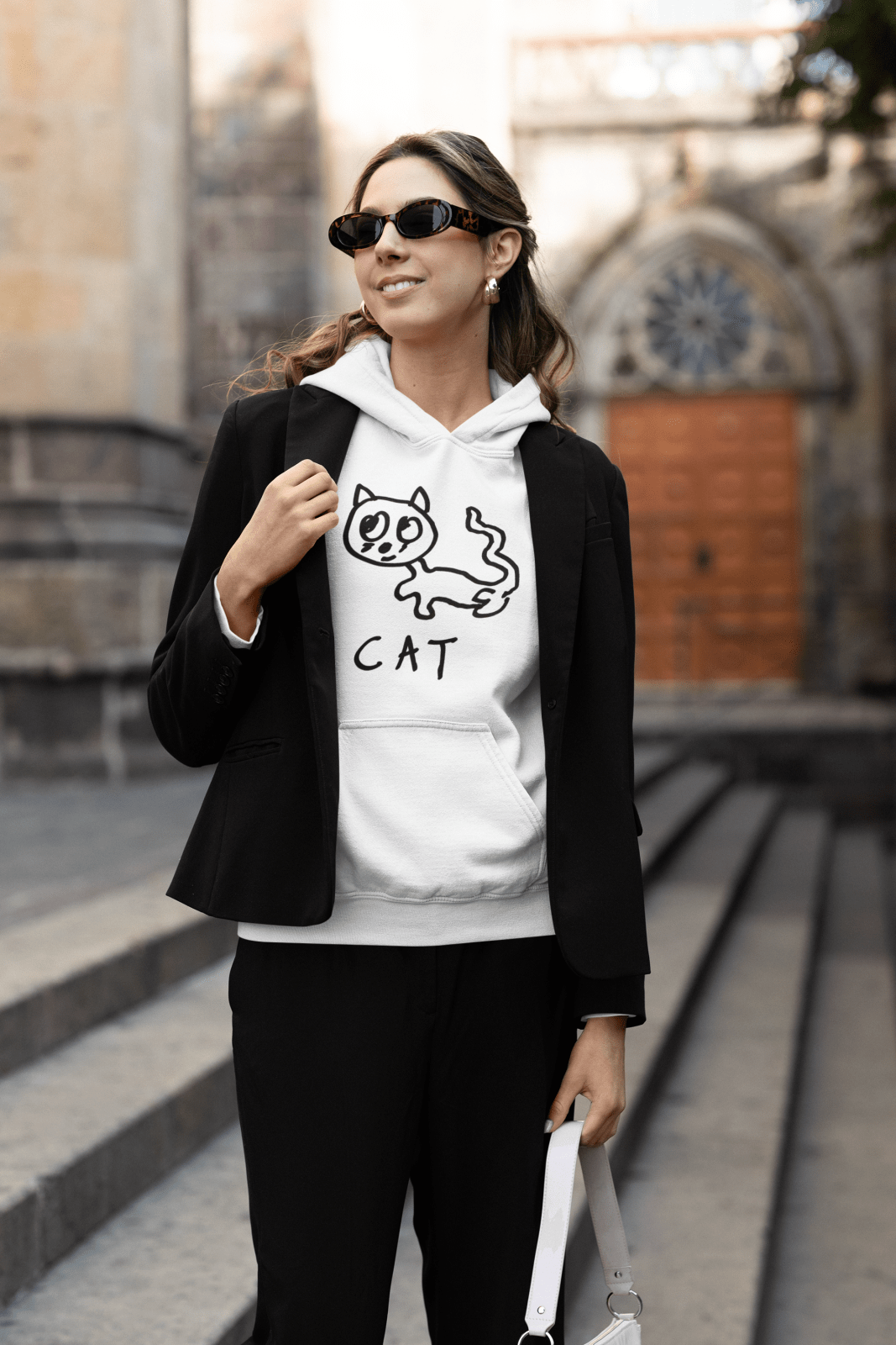 Cat - Hoodie - LoFi Animal Shirts