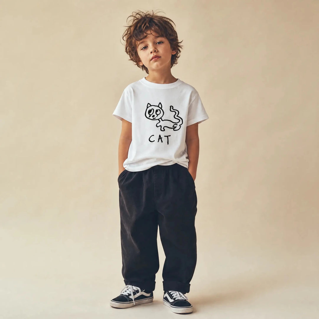 Cat - Kids Tee - LoFi Animal Shirts
