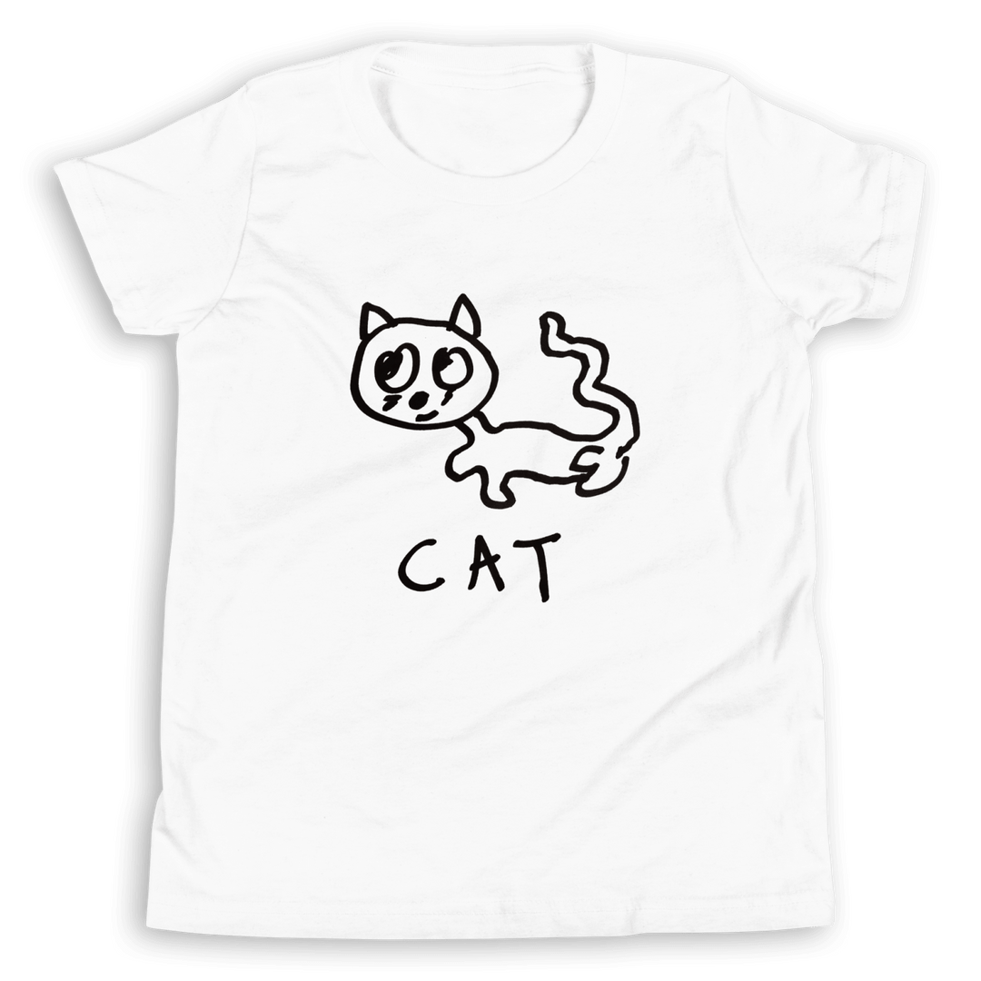 Cat - Kids Tee - LoFi Animal Shirts