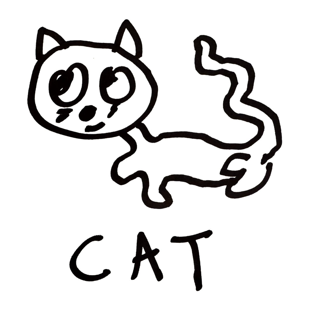 Cat - Long Sleeve Tee - LoFi Animal Shirts