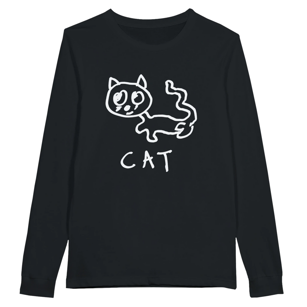 Cat - Long Sleeve Tee - LoFi Animal Shirts
