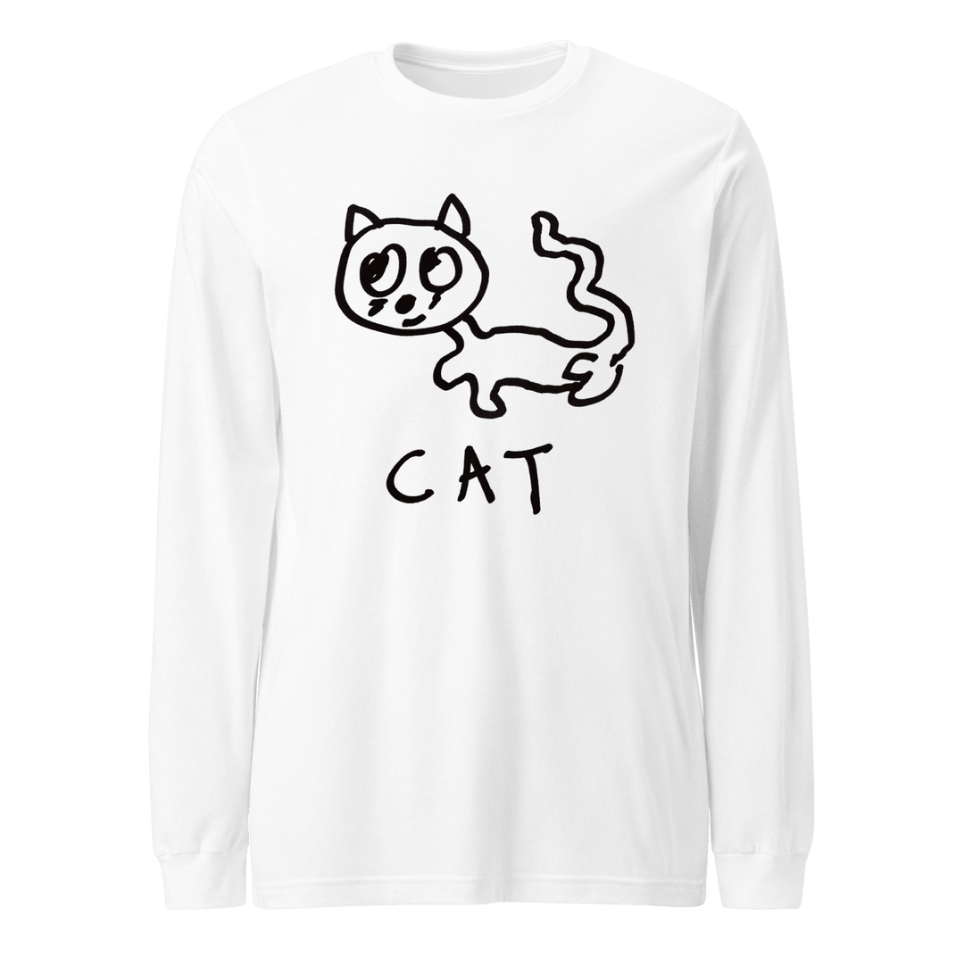 Cat - Long Sleeve Tee - LoFi Animal Shirts