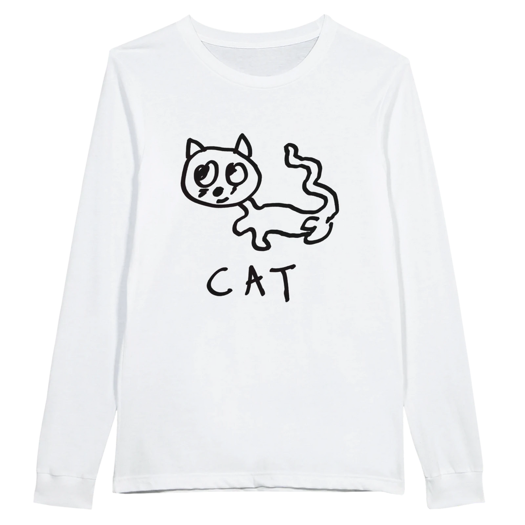 Cat - Long Sleeve Tee - LoFi Animal Shirts