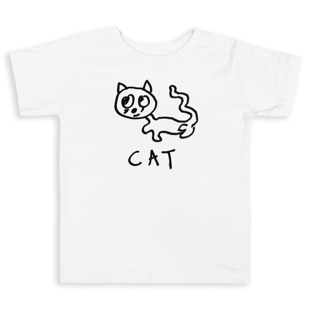 Cat - Toddler Tee - LoFi Animal Shirts