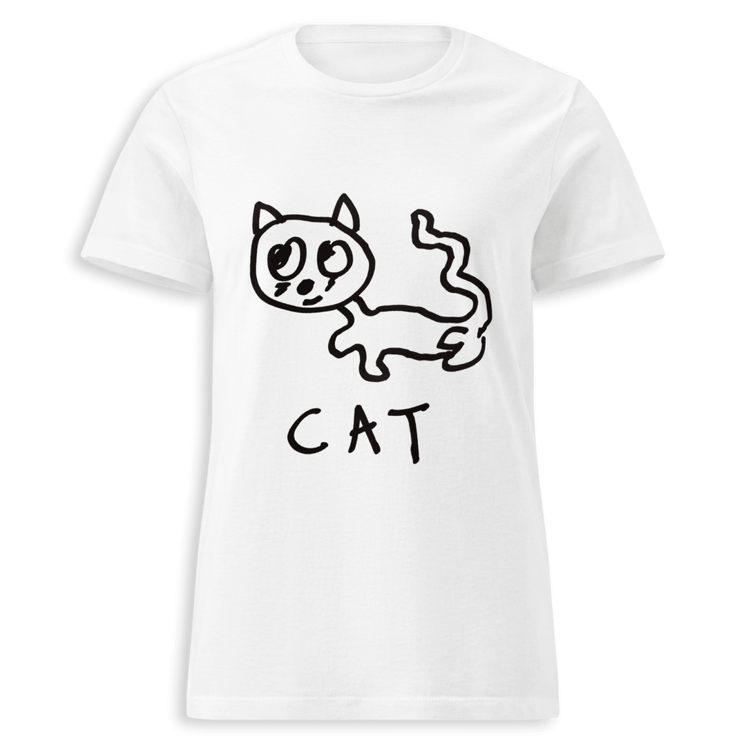 Cat - Women's Fitted Tee - LoFi Animal Shirts