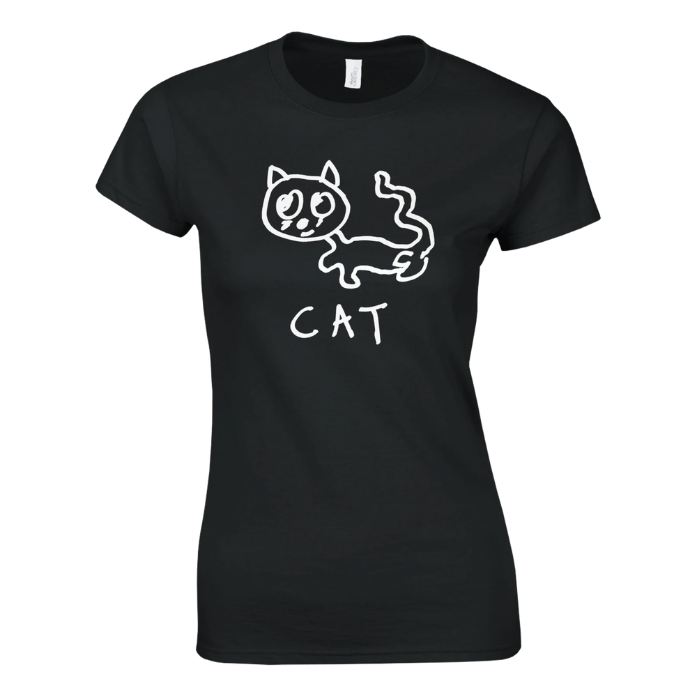 Cat - Women's Fitted Tee - LoFi Animal Shirts