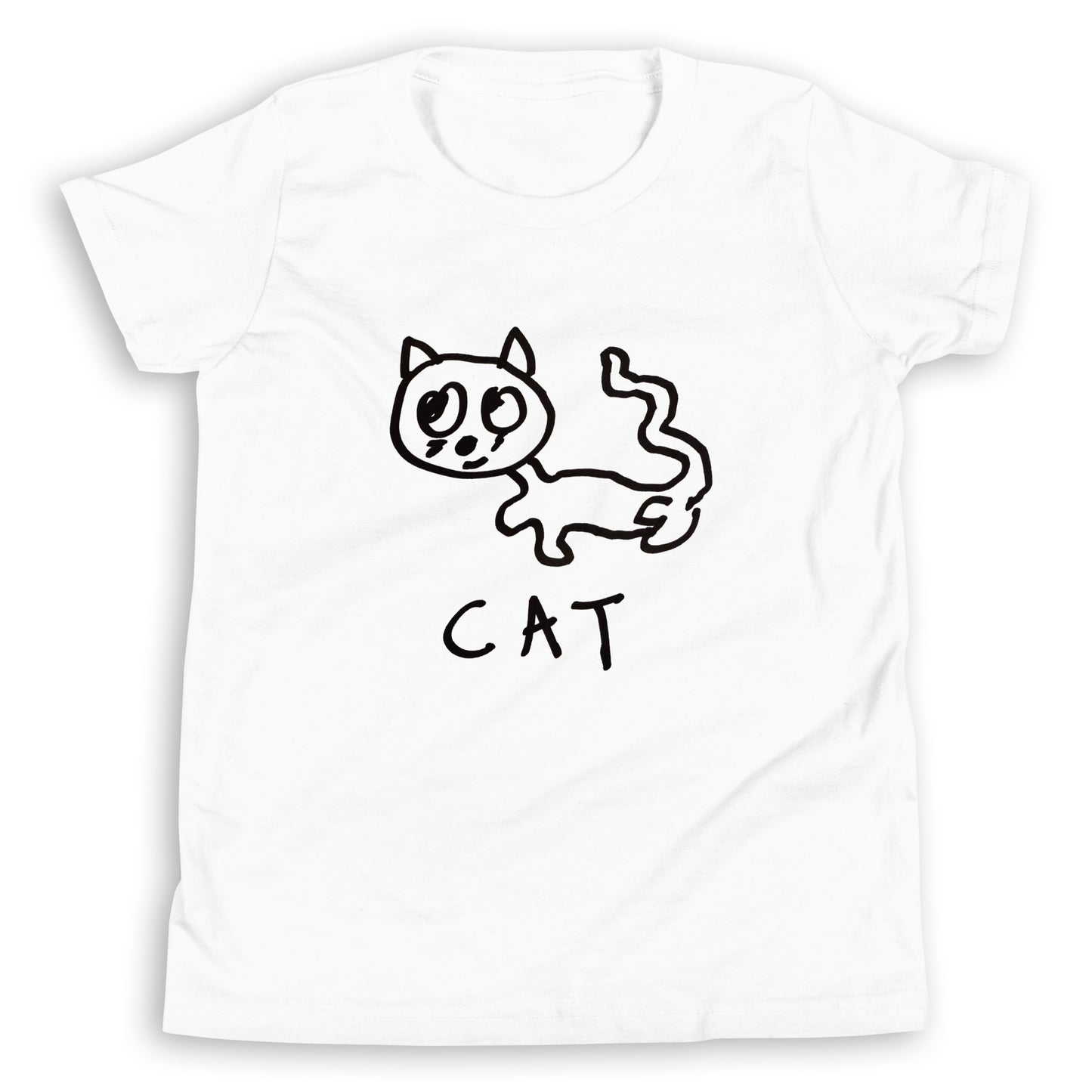 猫 - キッズTシャツ