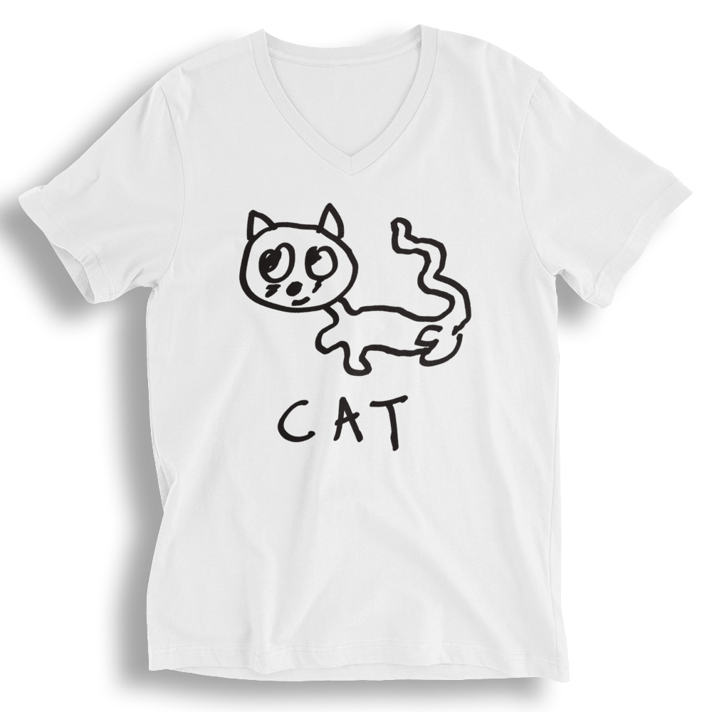 Cat - Unisex V-neck Tee