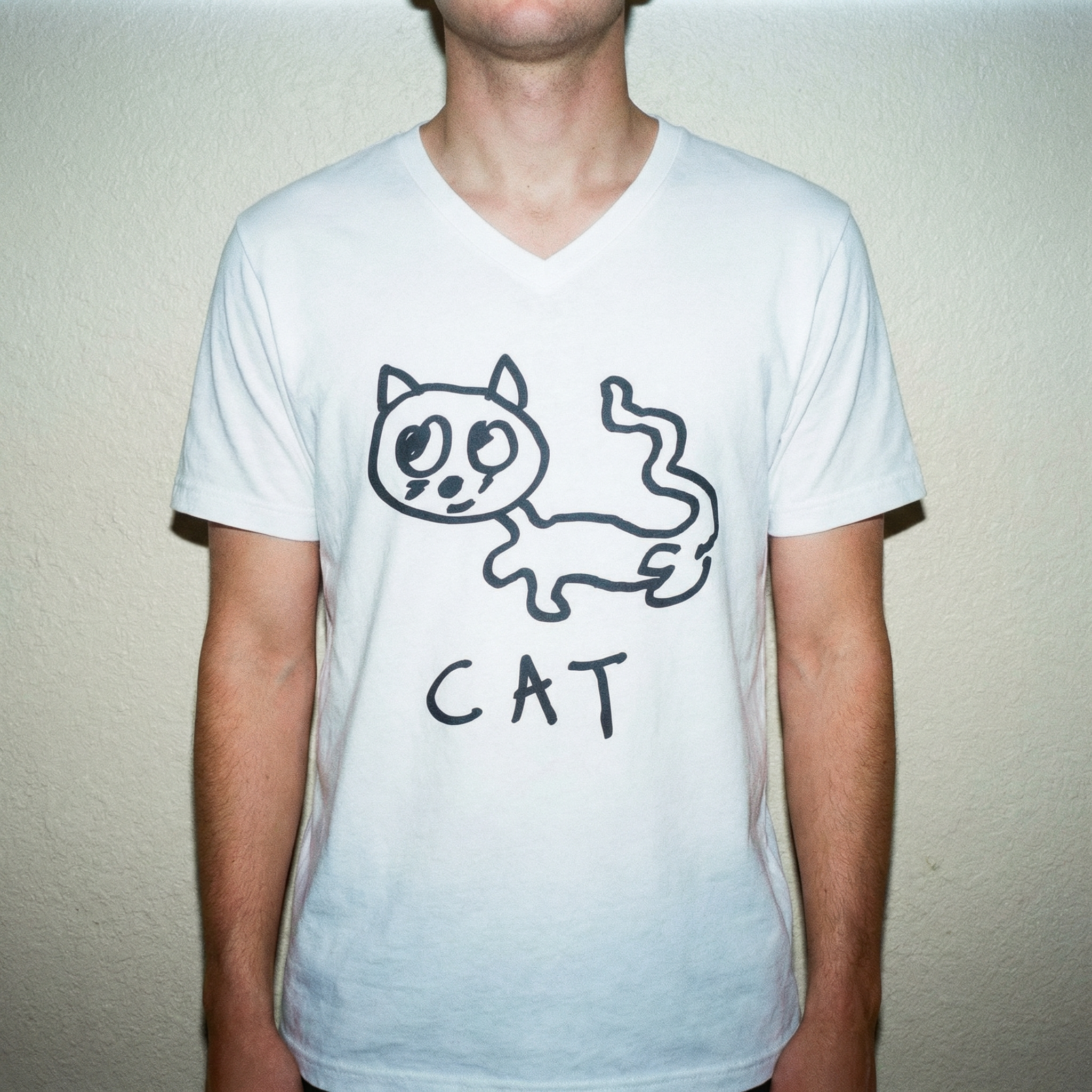 Cat - Unisex V-neck Tee
