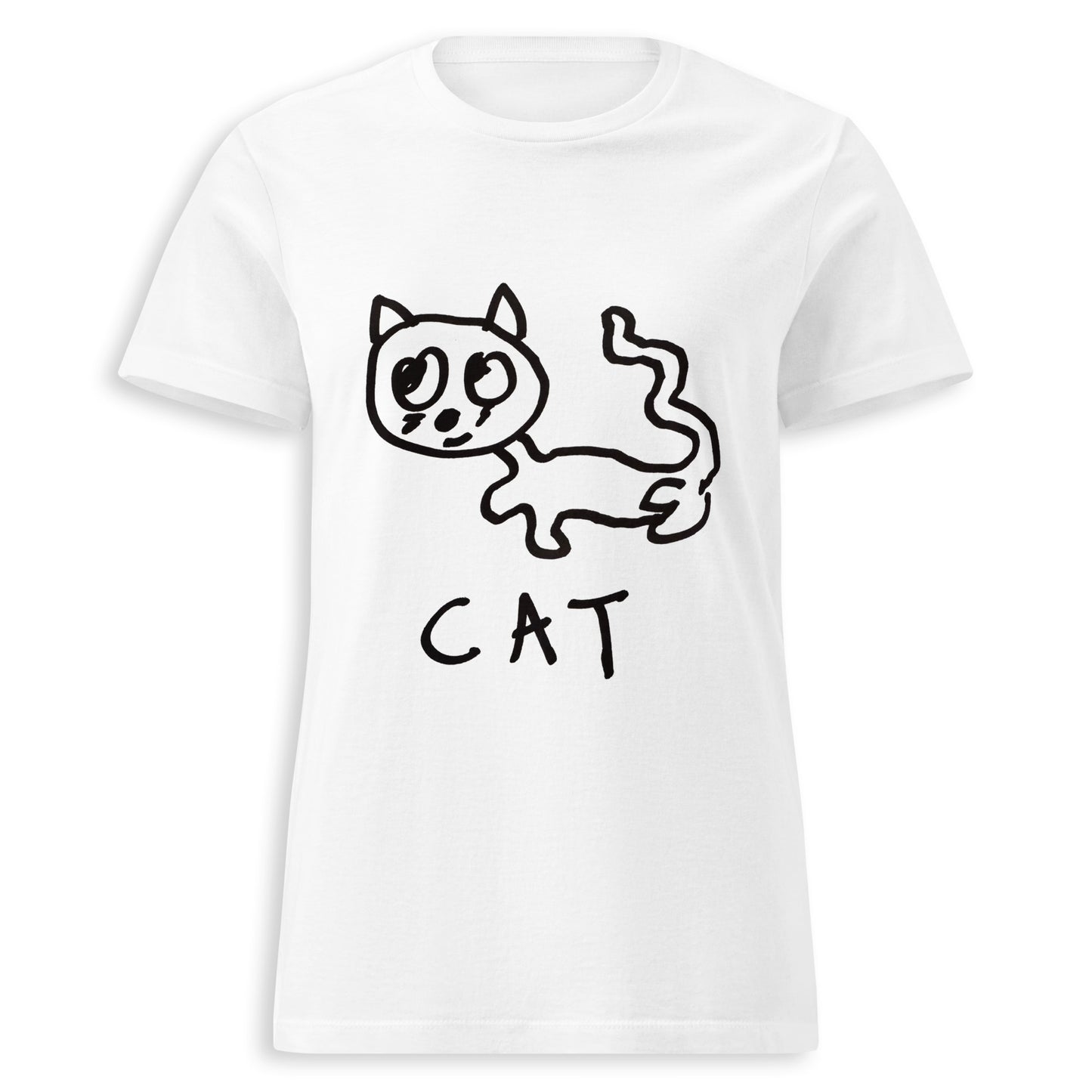 猫 - レディースTシャツ