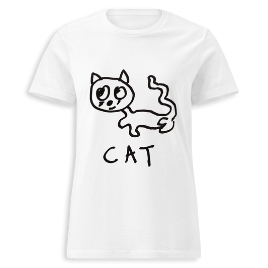 Cat - Women's Fitted Tee