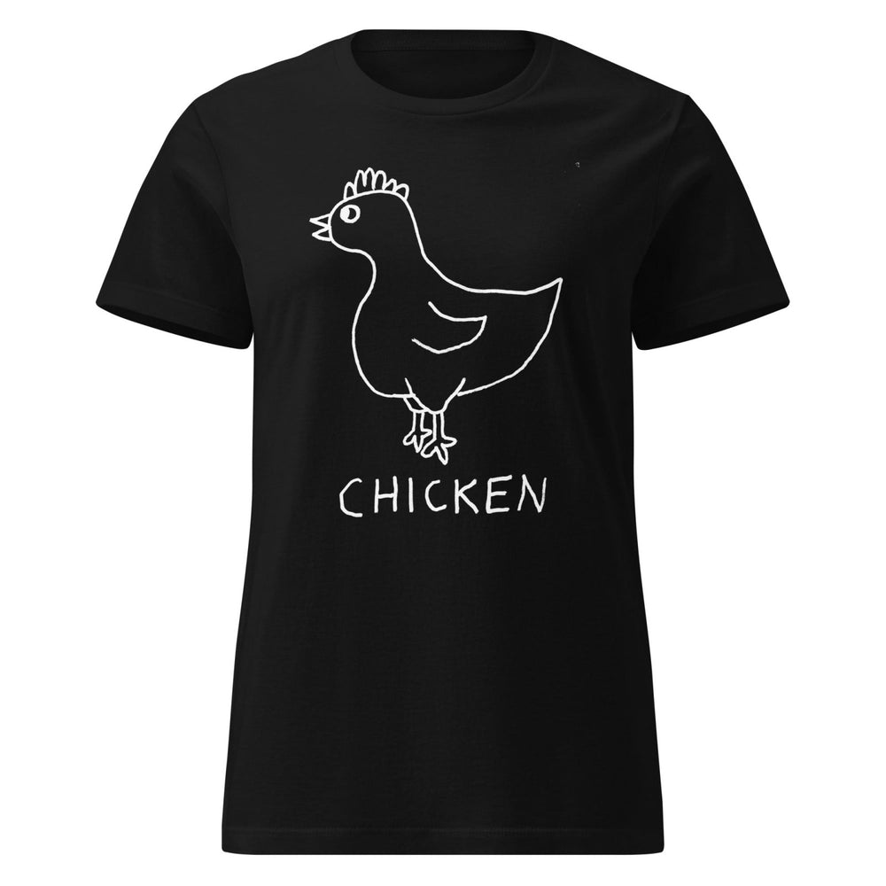 Chicken - Women's Fitted T-Shirt - LoFi Animal Shirts