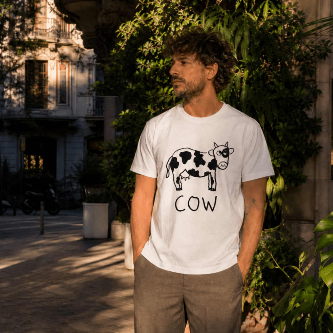 Cow - Classic Tee – LoFi Animal Shirts Cow - Classic Tee – LoFi Animal Shirts