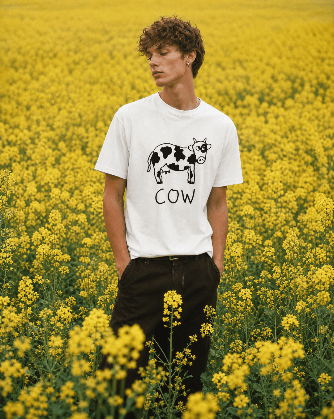 Cow - Classic Tee - LoFi Animal Shirts