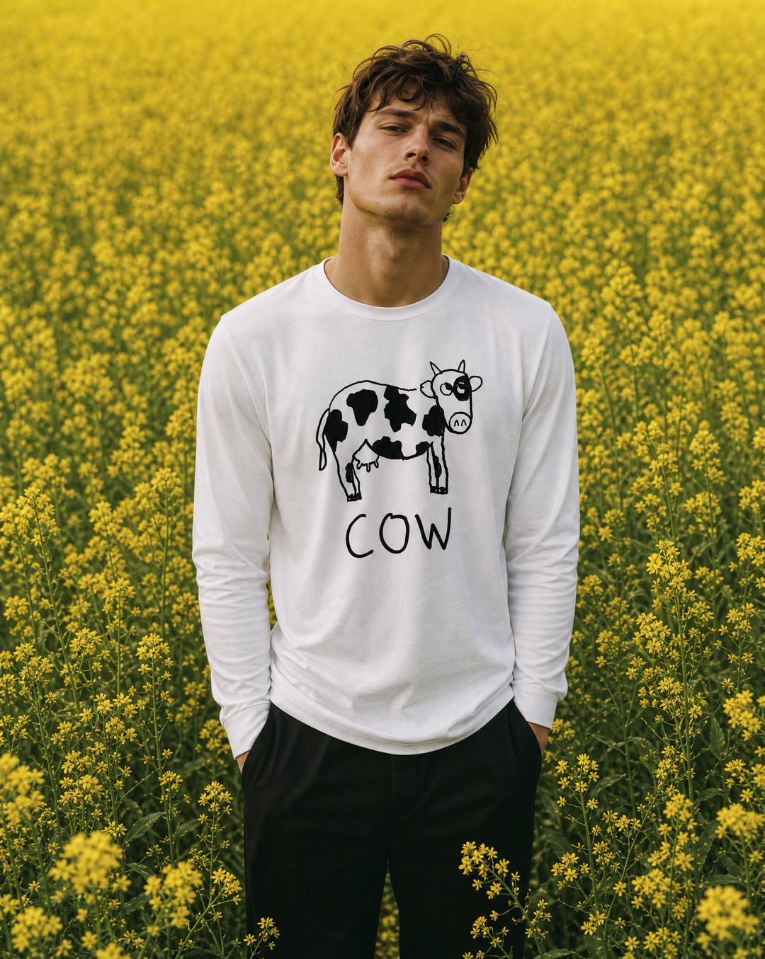 Cow - Long Sleeve Tee