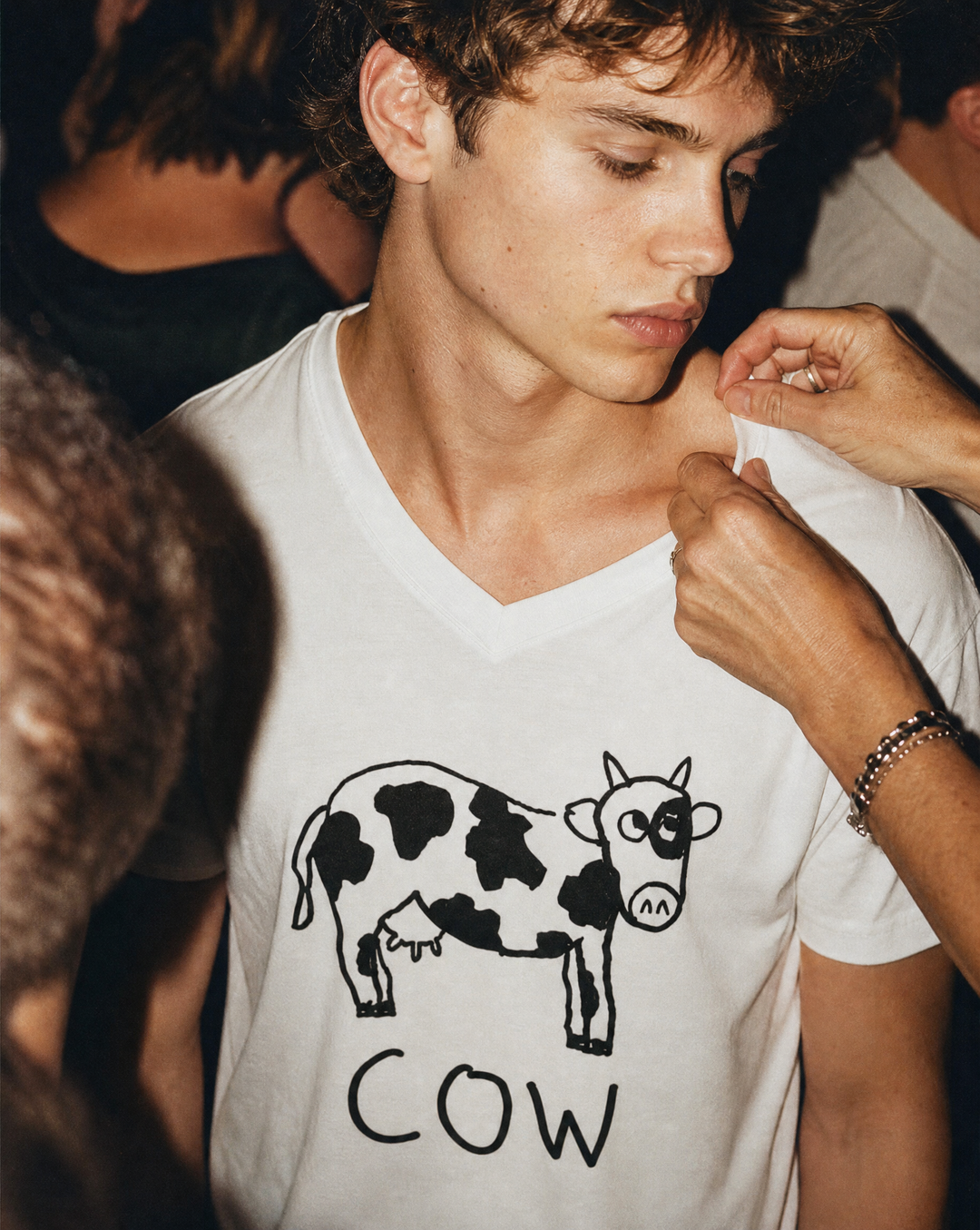 Cow - V-Neck T-Shirt