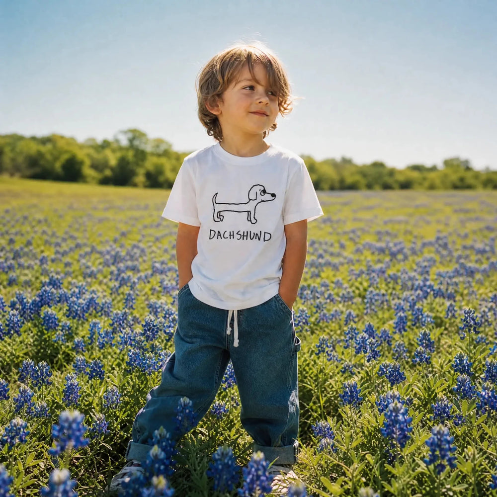 Dachshund - Kids Tee - LoFi Animal Shirts