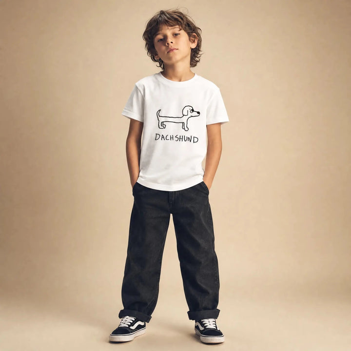 Dachshund - Kids Tee - LoFi Animal Shirts