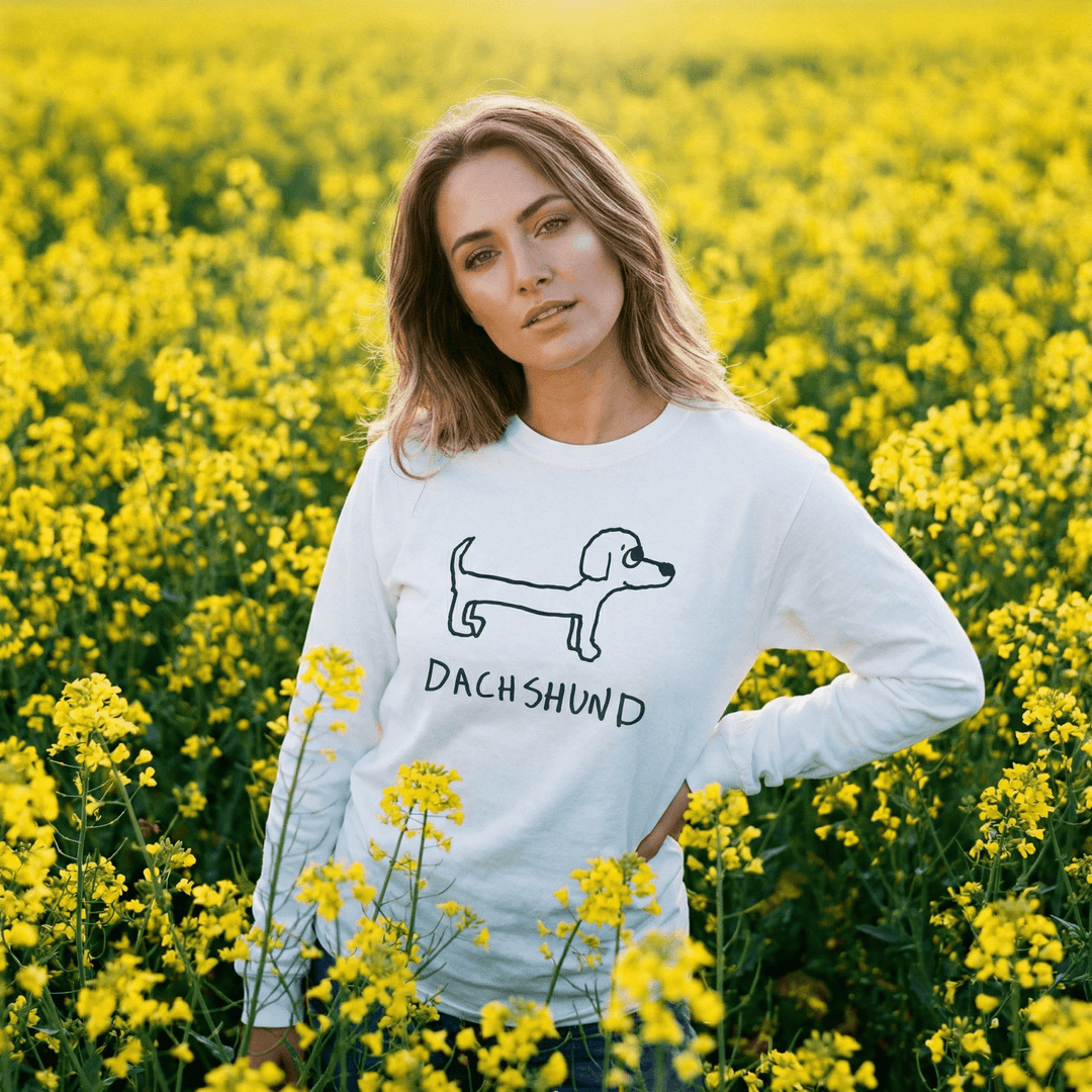 Dachshund - Long Sleeve Tee - LoFi Animal Shirts