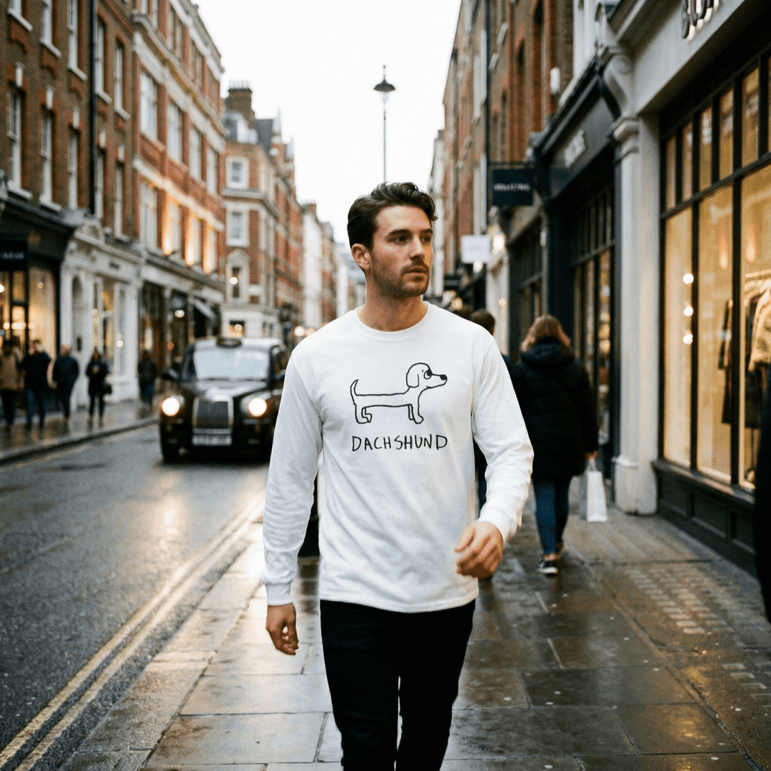 Dachshund - Long Sleeve Tee - LoFi Animal Shirts