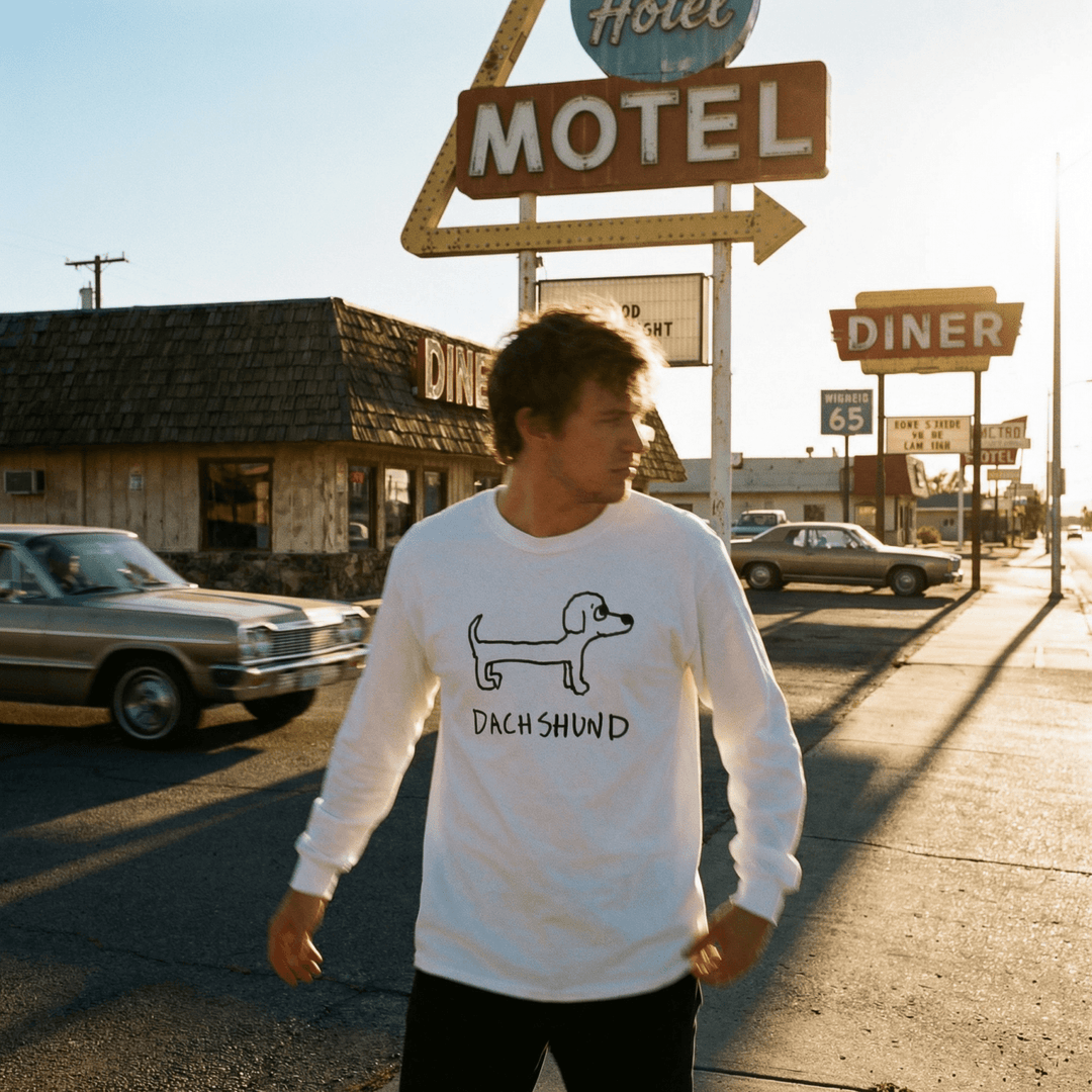 Dachshund - Long Sleeve Tee - LoFi Animal Shirts