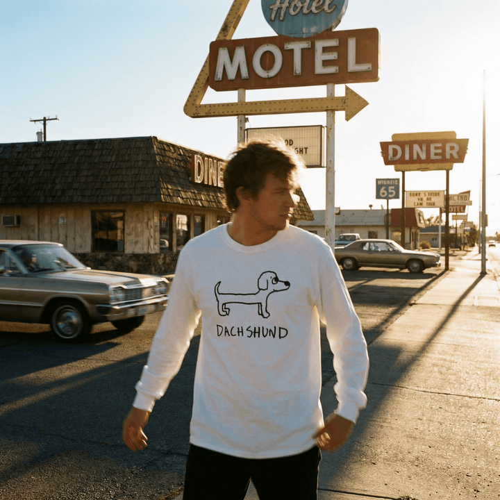 Dachshund - Long Sleeve Tee - LoFi Animal Shirts