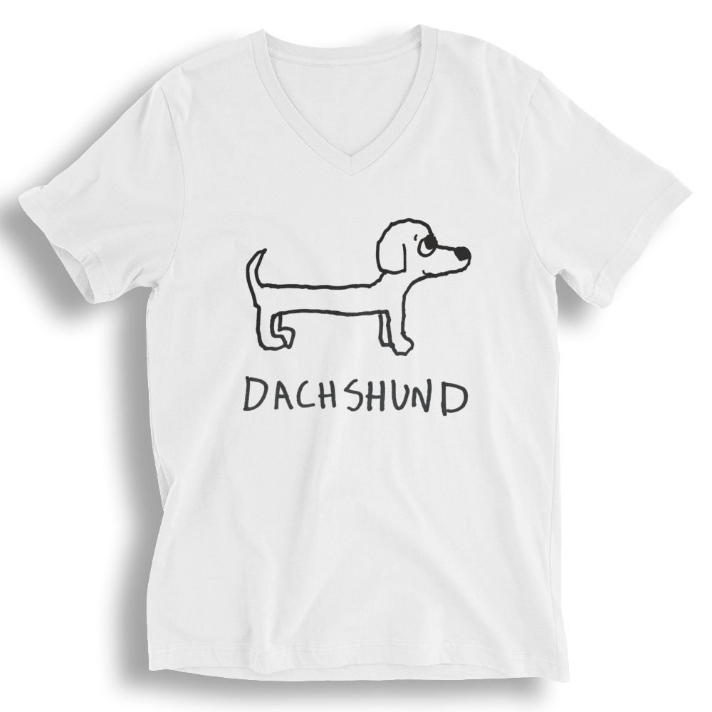 Dachshund - Unisex V-neck Tee