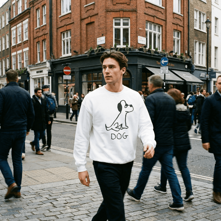 Dog - Crewneck Sweatshirt - LoFi Animal Shirts