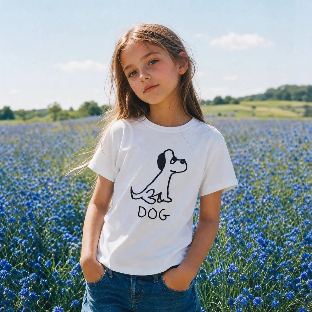 Dog - Kids Tee - LoFi Animal Shirts
