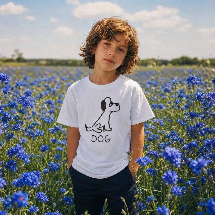 Dog - Kids Tee - LoFi Animal Shirts