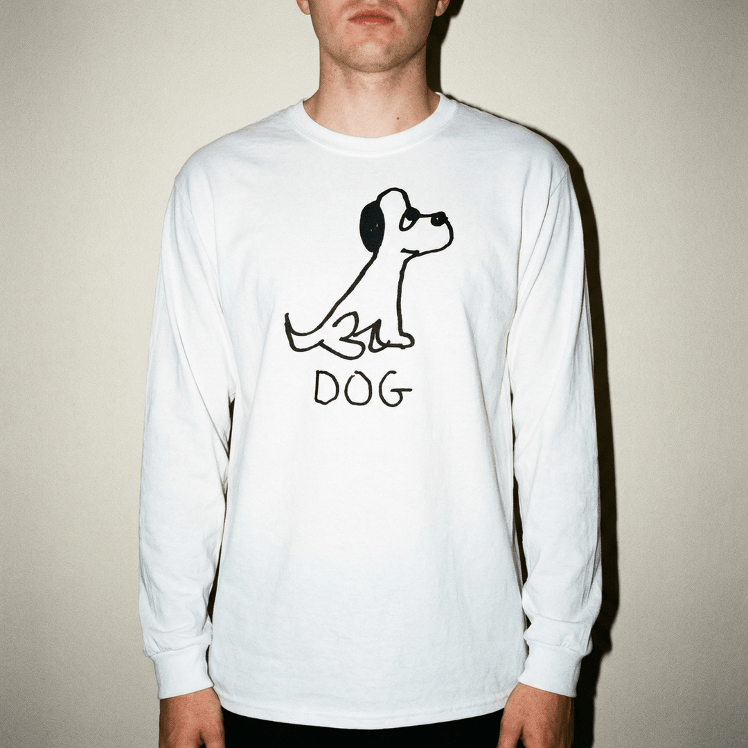 Dog - Long Sleeve Tee - LoFi Animal Shirts