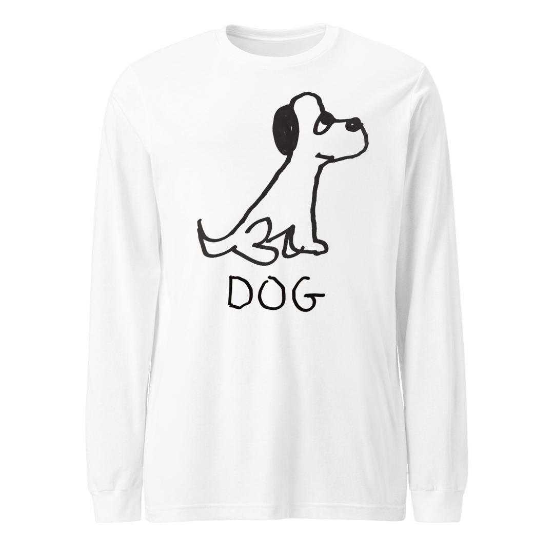 Dog - Long Sleeve Tee - LoFi Animal Shirts
