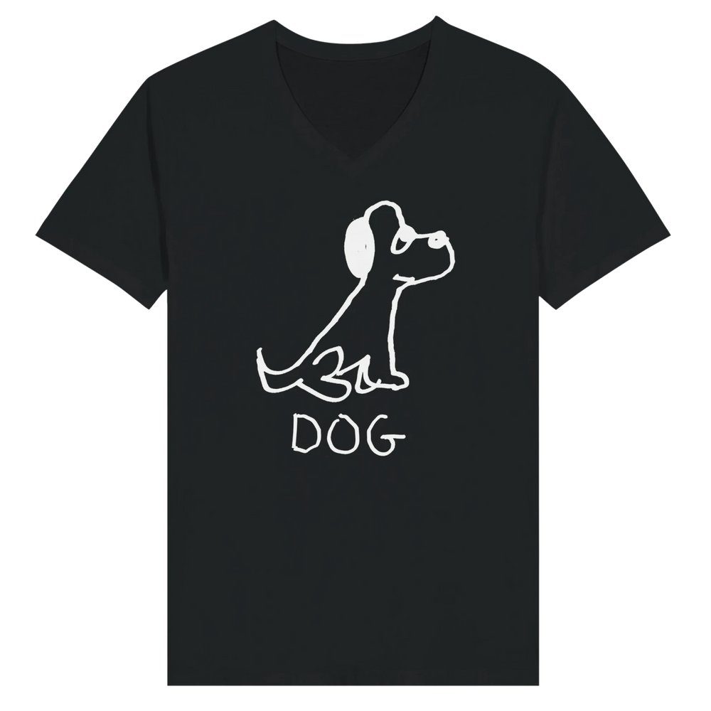 Dog - V-Neck T-Shirt - LoFi Animal Shirts