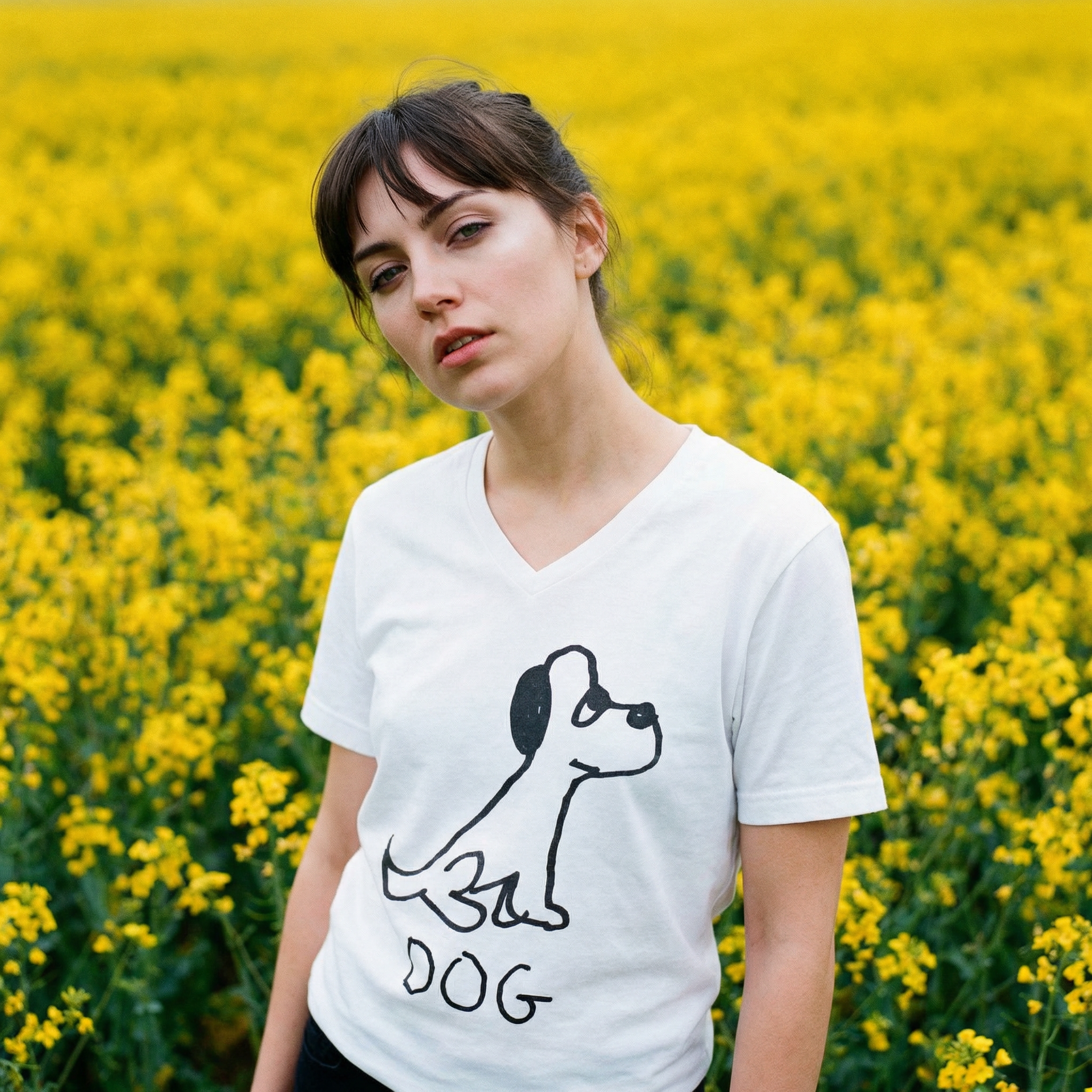 Dog - Unisex V-neck Tee