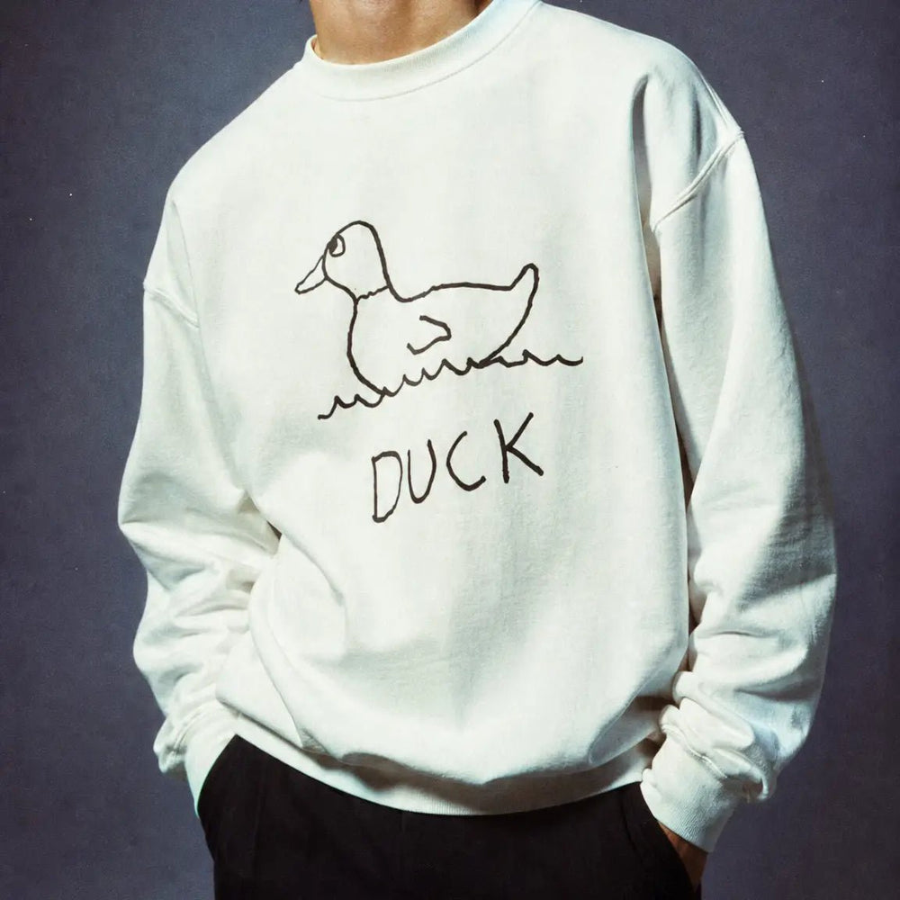 Duck - Crewneck Sweatshirt - LoFi Animal Shirts