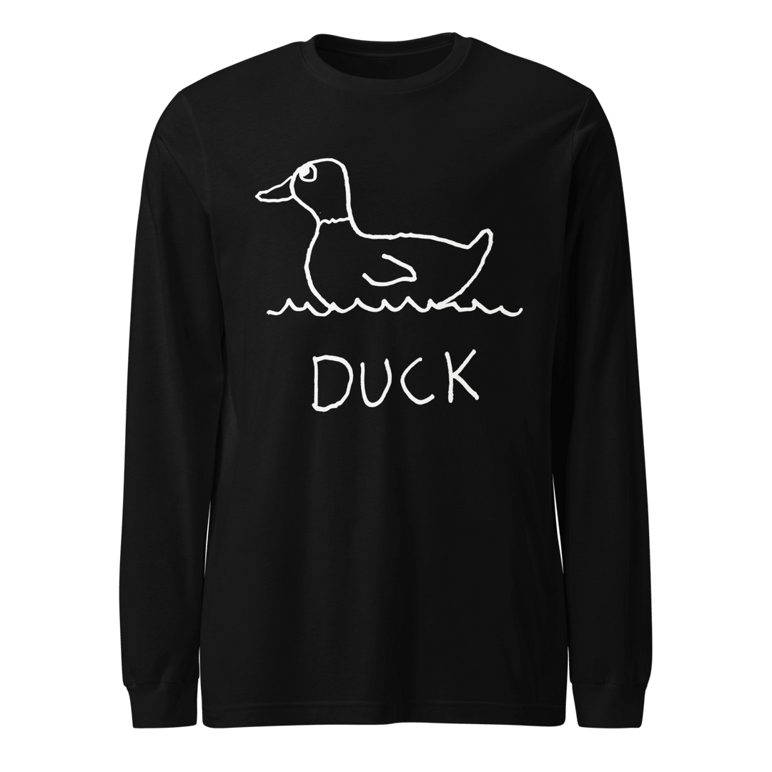 Duck - Long Sleeve Tee - LoFi Animal Shirts