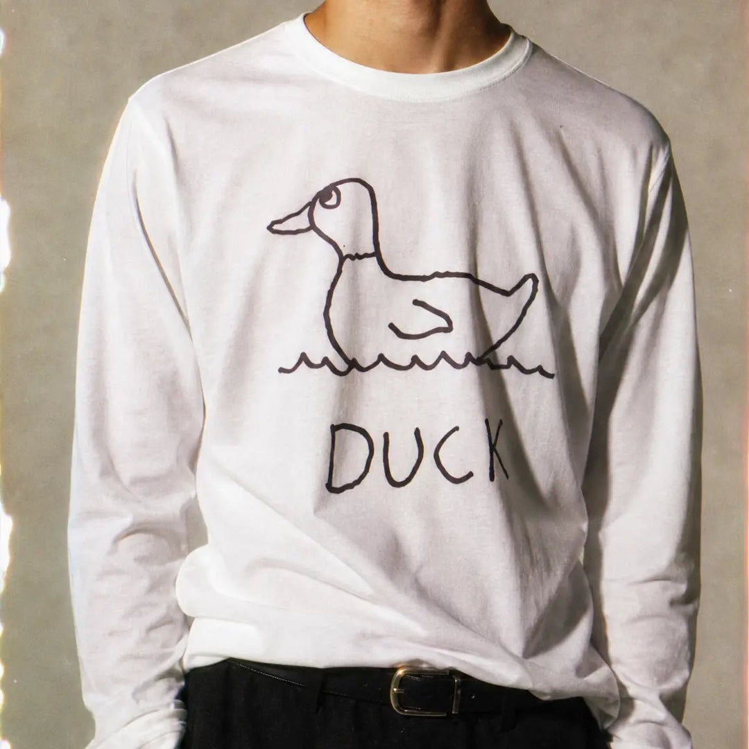 Duck - Long Sleeve Tee - LoFi Animal Shirts