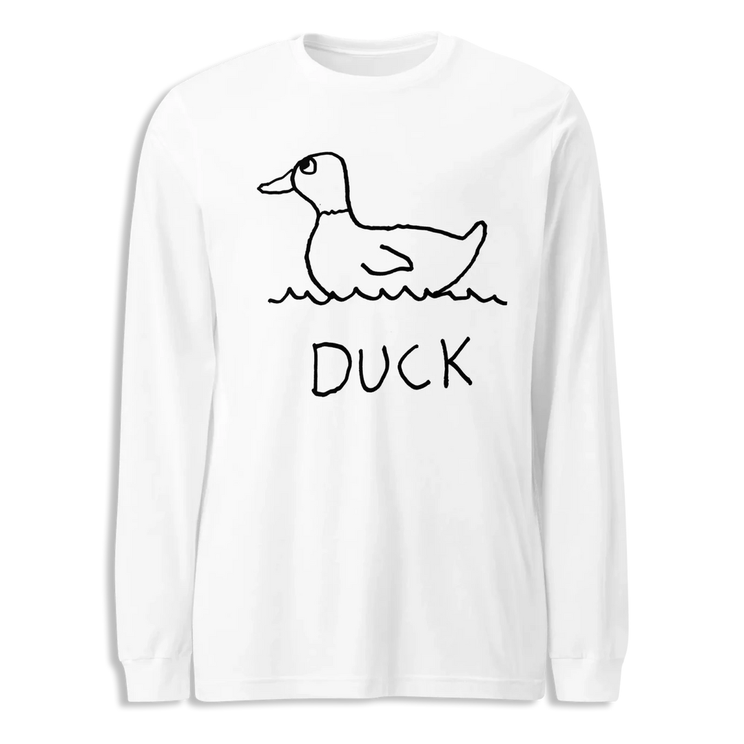 Duck - Long Sleeve Tee - LoFi Animal Shirts
