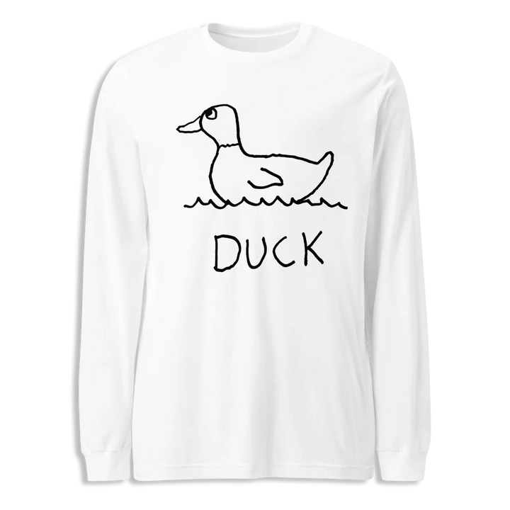 Duck - Long Sleeve Tee - LoFi Animal Shirts