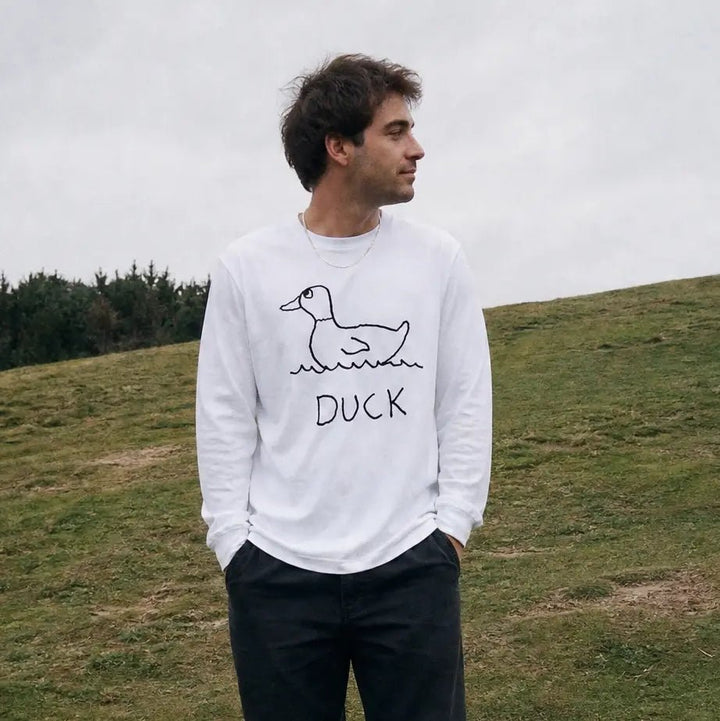 Duck - Long Sleeve Tee - LoFi Animal Shirts