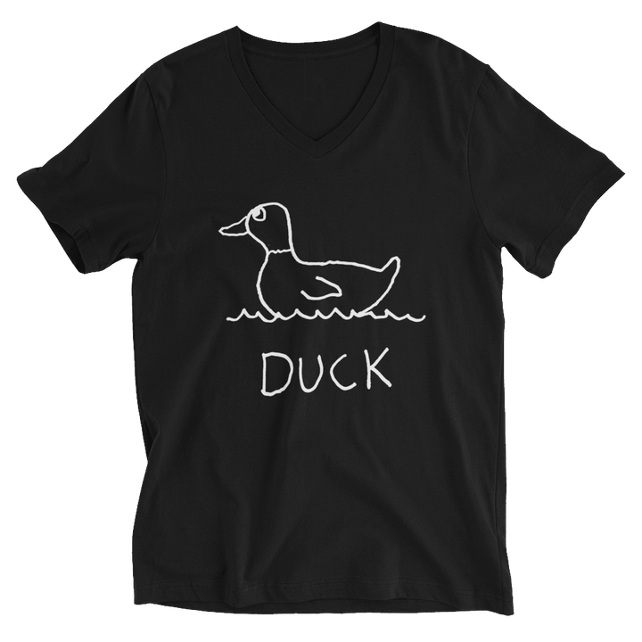 Duck - V - Neck T-Shirt - LoFi Animal Shirts