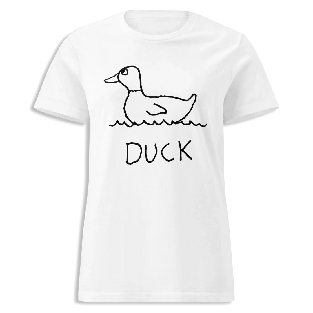 Duck - Women's Fitted Tee - LoFi Animal Shirts