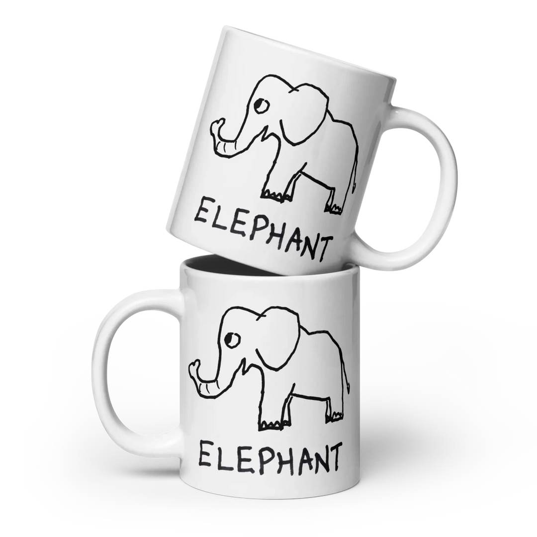 Elephant - 20 oz. Mug - LoFi Animal Shirts