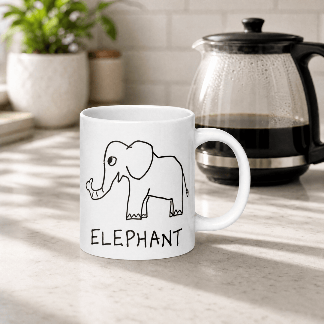 Elephant - 20 oz. Mug - LoFi Animal Shirts