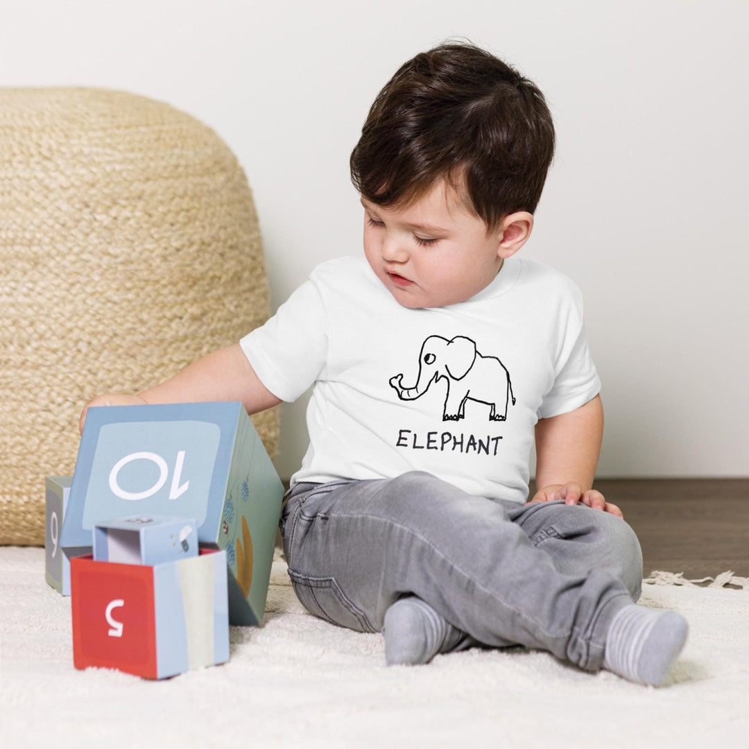 Elephant - Baby Tee - LoFi Animal Shirts
