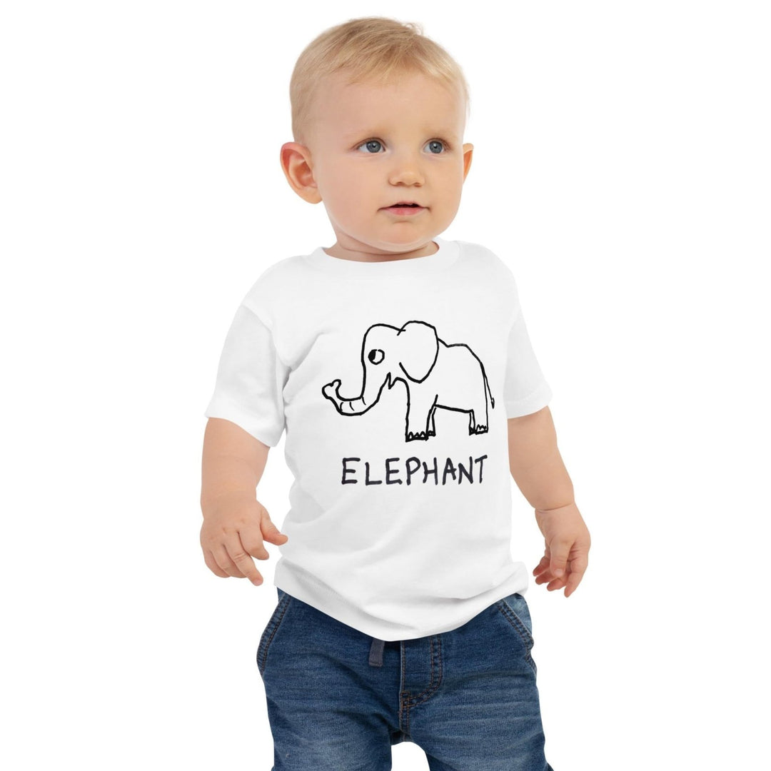 Elephant - Baby Tee - LoFi Animal Shirts